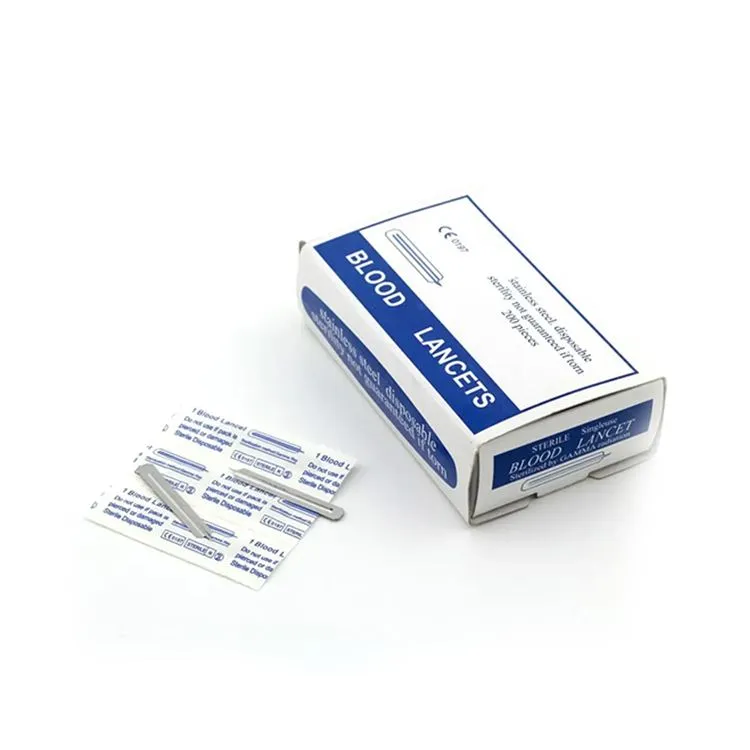 40 mm ilgio nerūdijančio plieno lancetas kraujo lancetas