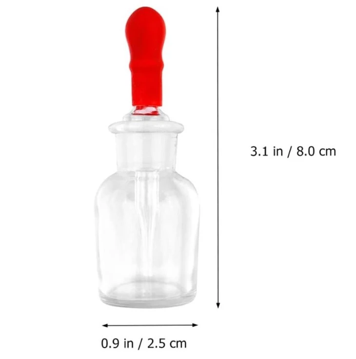 Clear Glass Dropping bottle Clear Glass Dropping bottle